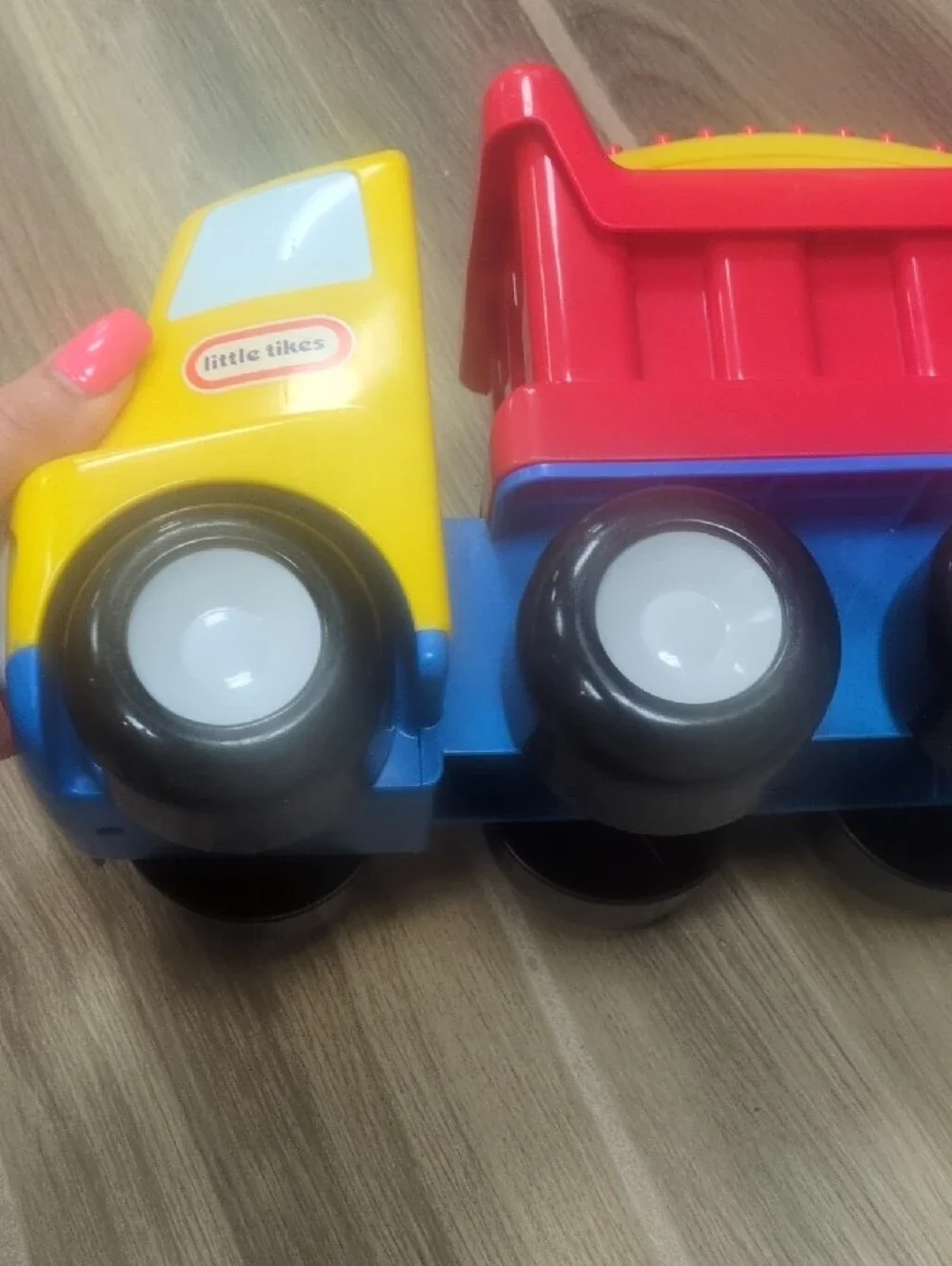 Little Tikes Red & Yellow Dump Truck Toy with Easy-Grab Handle